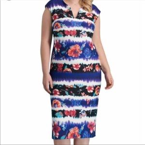 Floral sheath dress. New with tags